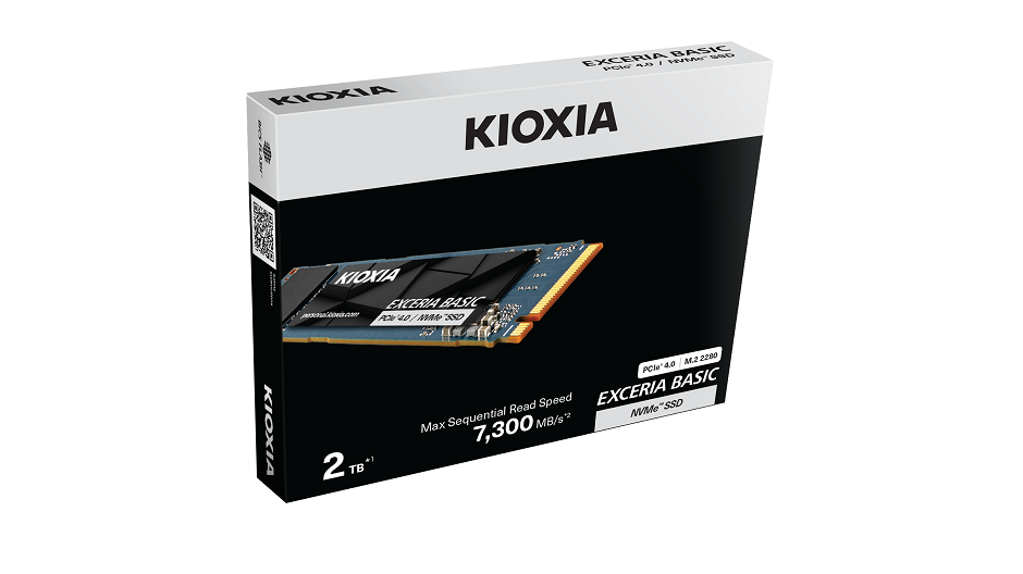 דיסק קשיח Kioxia® PCIe M2 2TB EXCERIA PLUS G4 NVMe 7300MB-6600MB SSD (LSF10Z002TG8)