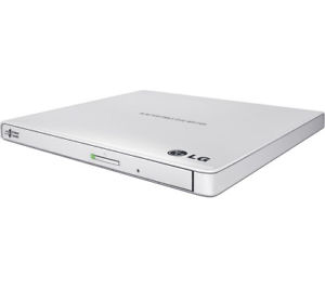 LG Extenal Slim DVD+-RW X8 GP95EW40 + SOFTWARE WHITE USB2