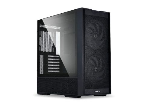 Lancool 206 Black Case ,Tool-free, NO PSU ,2X160mm ARGB , 3USB2/3.0, Audio & speaker