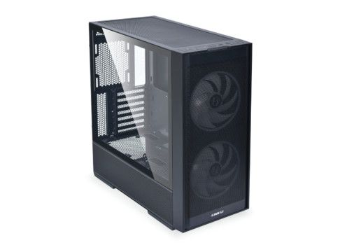 Lancool 206 Black Case ,Tool-free, NO PSU ,2X160mm ARGB , 3USB2/3.0, Audio & speaker