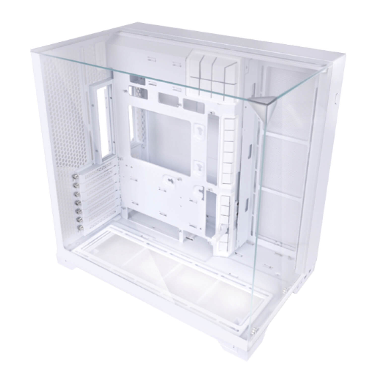 Lian-Li O11 VISION Compact White ,Tool-free, NO PSU , 3USB2/3.0, Audio & speaker