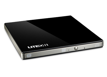 LITE ON Extenal Slim DVD+-RW X8 EUAU108 + SOFTWARE BLACK USB2