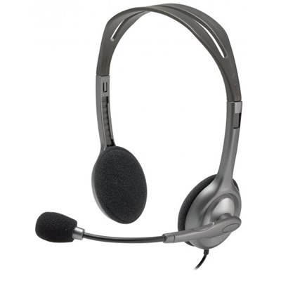 אוזניות למחשב Logitech® Headset H111 (+MIC) SKYPE Certified