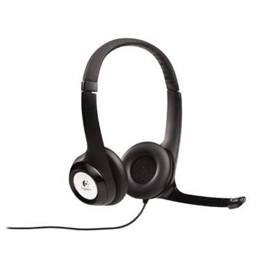 אוזניות למחשב Logitech® Headset H390 (+MIC) SKYPE Certified USB