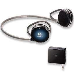 אוזניות אלחוטיות לנגני Logitech® Wireless Headphones FREEPULSE for MP3