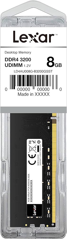 Lexar DIMM 8GB DDR4 3200Mhz 288pin 1.2V Blister Pack