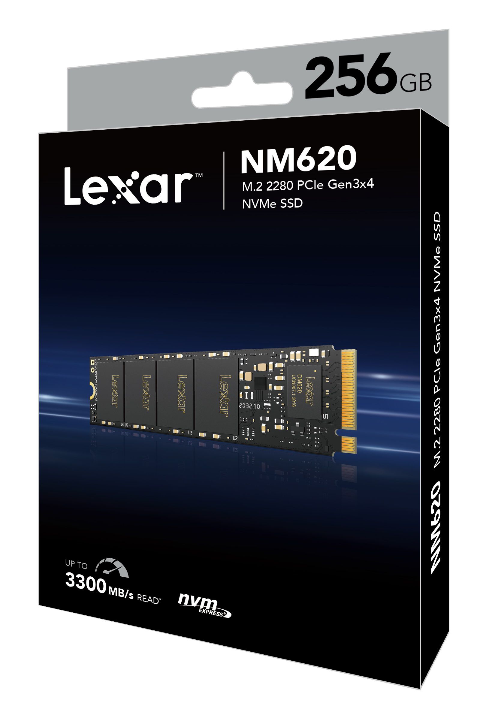דיסק קשיח Lexar® SSD LNM620 256GB m.2 NVME PCIe3 2280