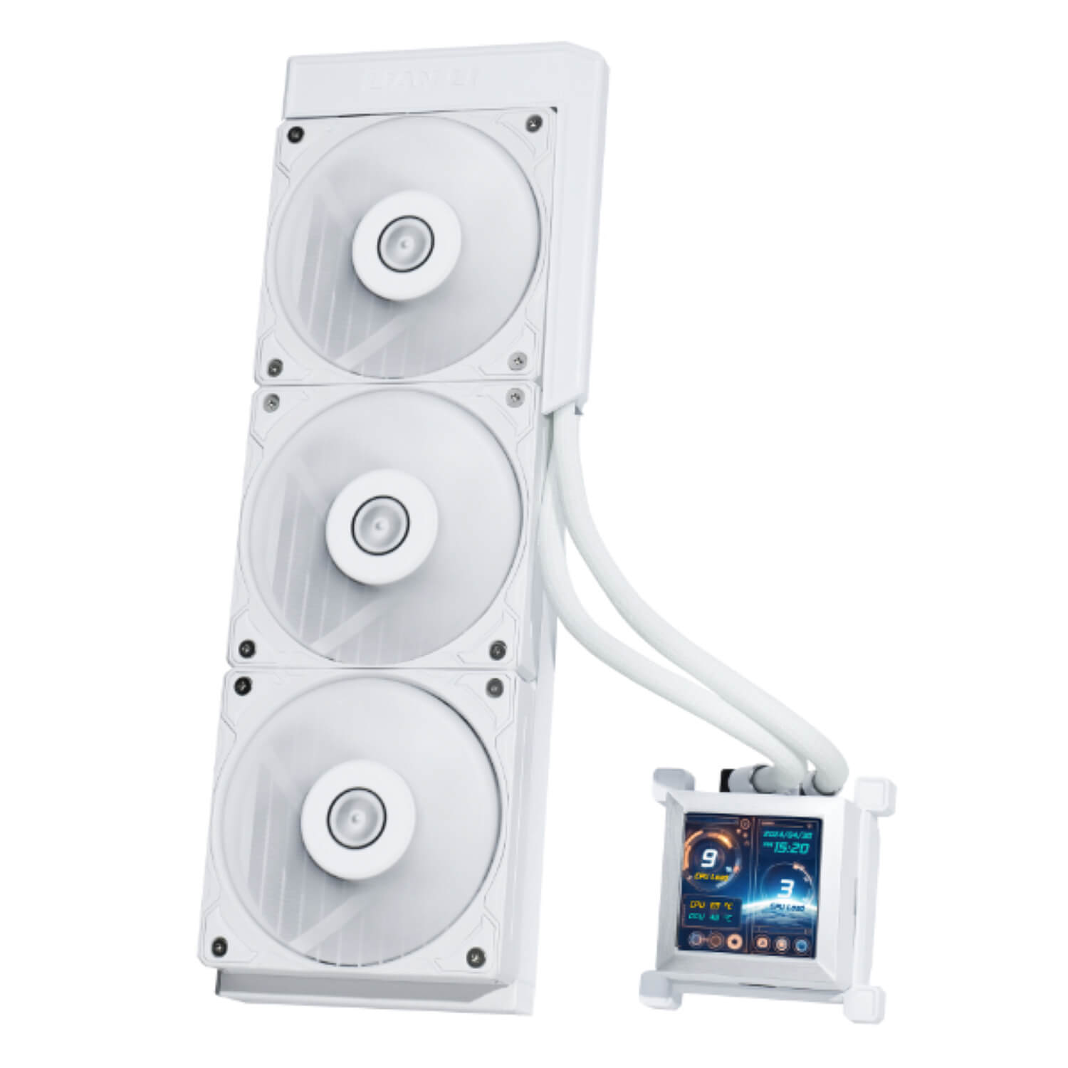 קירור למעבד Lian-Li HydroShift LCD 360S Water Cooler White