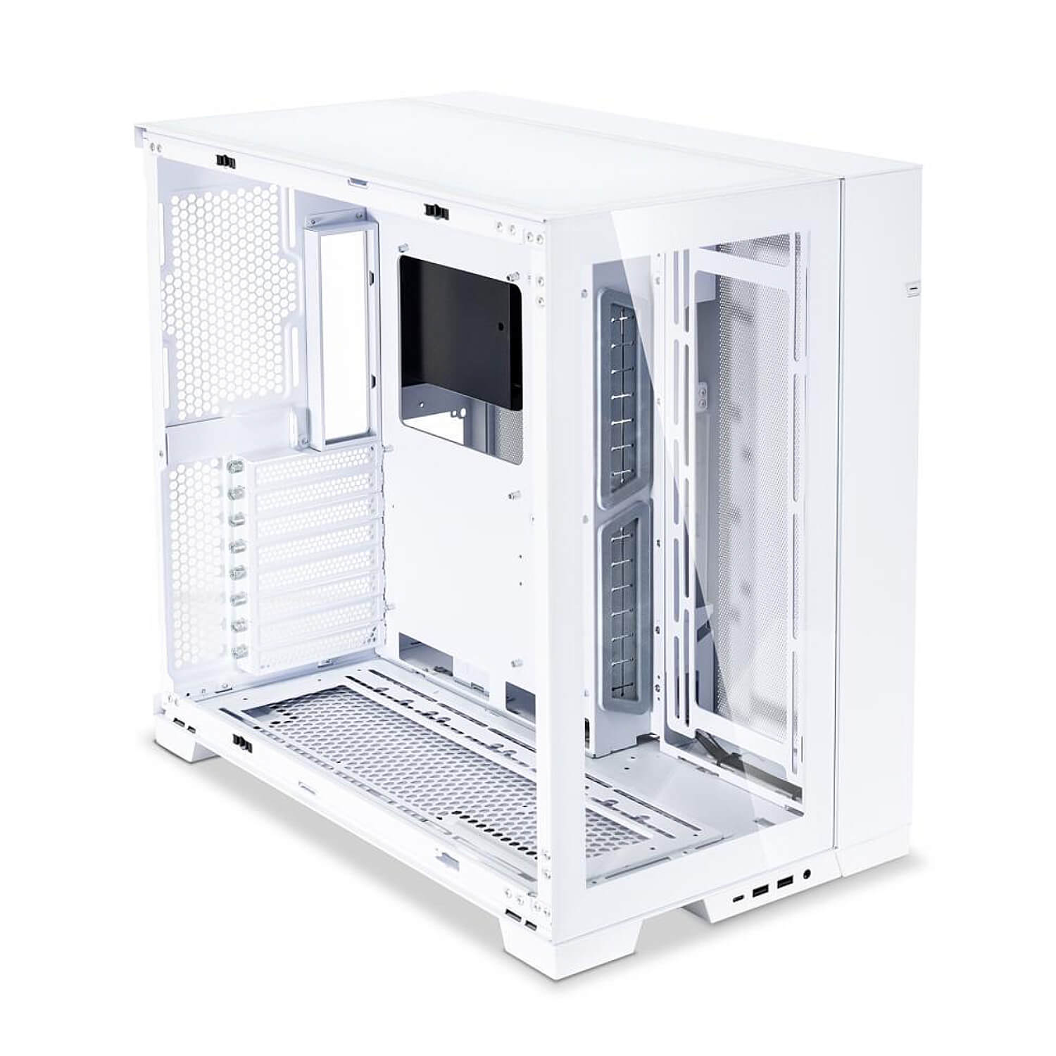 Lian-Li O11 Dynamic EVO WHITE ,Tool-free, NO PSU ,No Fan, 3USB2/3.0, Audio & speaker