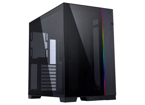 Lian-Li O11 Dynamic EVO BLACK ,Tool-free, NO PSU ,No Fan, 3USB2/3.0, Audio & speaker