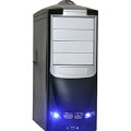 LINKWORLD 1674 500W + 24pin, 80mm Fan, USB2.0,SATA POWER,F.AUDIO ,SILVER/BLACK