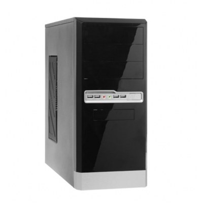 LINKWORLD 81710+ 520W 120MM + 24pin, 80mm Fan, 3USB2.0+3.0 SILVER/BLACK