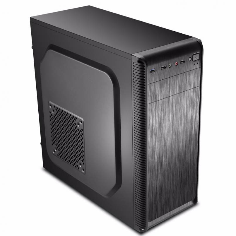 LINKWORLD 81866+ 500W 120MM + 24pin, 80mm Fan, 2USB2.0+3.0 SILVER/BLACK