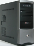 LINKWORLD JZ-1691 500W + 24pin, 80mm Fan, USB2.0,SATA POWER,F.AUDIO,SILVER/BLACK