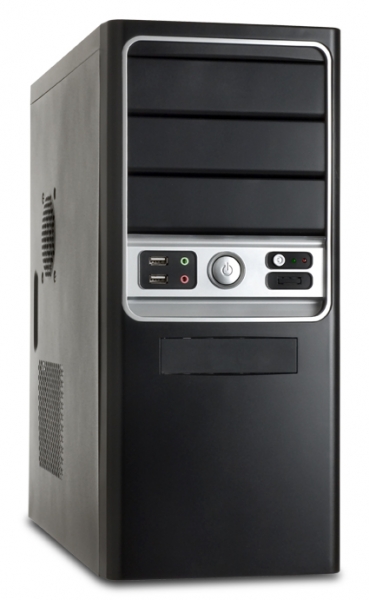 LINKWORLD JZ-1697 500W + 24pin, 80mm Fan, USB2.0,SATA POWER,F.AUDIO ,SILVER/BLACK