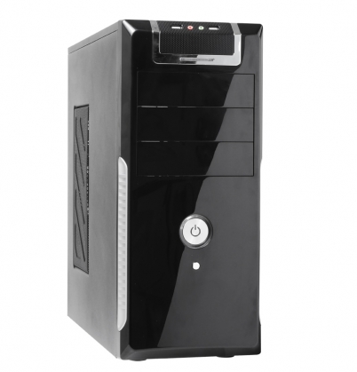 LINKWORLD JZ-81714 500W + 24pin, 80mm Fan, USB2.0,SATA POWER,F.AUDIO ,SILVER/BLACK