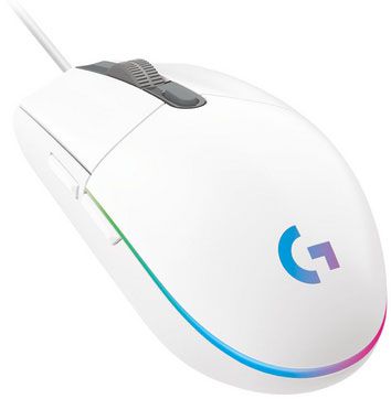 עכבר אופטי Logitech G102 Lightsync Optical Mouse WHITE USB