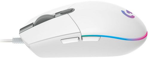 עכבר אופטי Logitech G102 Lightsync Optical Mouse WHITE USB