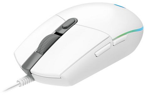 עכבר אופטי Logitech G102 Lightsync Optical Mouse WHITE USB