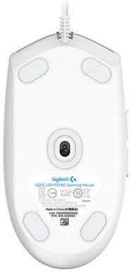 עכבר אופטי Logitech G102 Lightsync Optical Mouse WHITE USB