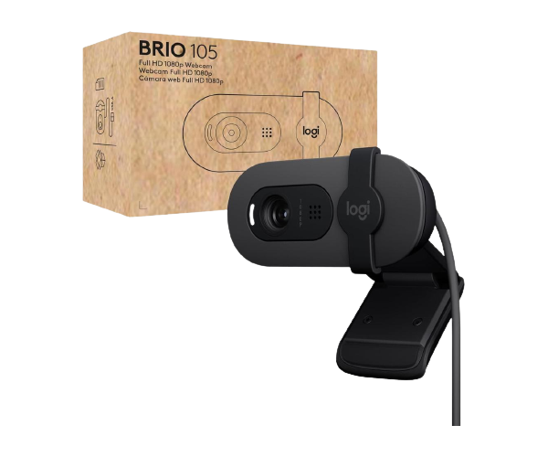 מצלמת אינטרנט Logitech® BRIO 105 FHD
