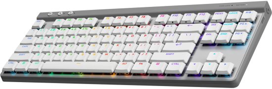 מקלדת Logitech G515 LIGHTSPEED TKL RGB WHITE GAMING KEYBOARD , USB