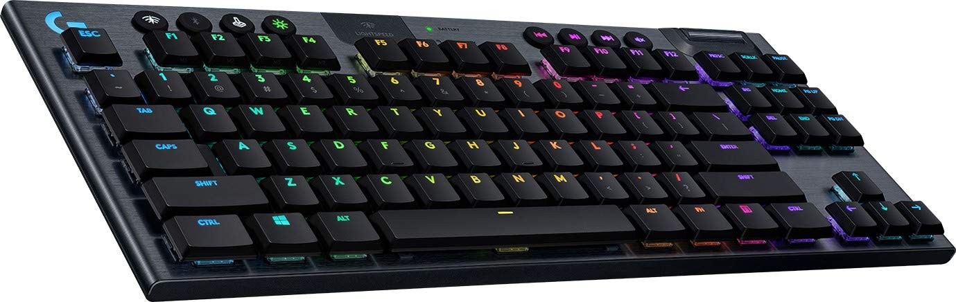 מקלדת Logitech G915 TKL TENKEYLWSS - CLICKY Gaming KEYBOARD , USB