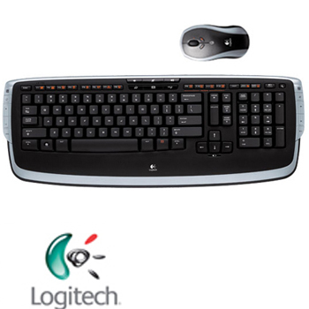 מקלדת ועכבר אלחוטיים Logitech® Cordless Desktop LX710®,Vista certified, USB
