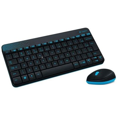 מקלדת ועכבר אלחוטיים Logitech® Cordless Desktop® MK240 ,Vista/WIN7 certified, USB