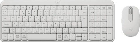 מקלדת ועכבר אלחוטיים Logitech® Cordless Desktop® MK250 ,WIN10/11 certified, USB WHITE