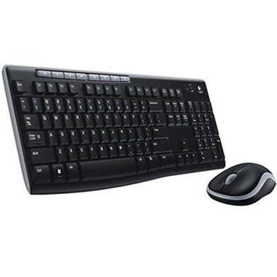 מקלדת ועכבר אלחוטיים Logitech® Cordless Desktop® MK270 ,Vista/WIN7 certified, USB