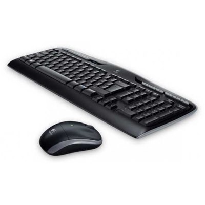 מקלדת ועכבר אלחוטיים Logitech® Cordless Desktop® MK330 ,Vista/WIN7 certified, USB