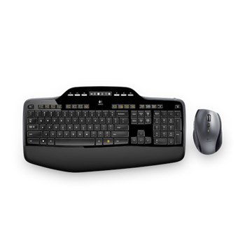 מקלדת ועכבר אלחוטיים Logitech® WIRELESS DESKTOP MK710®,WIN10/8/7 certified, USB