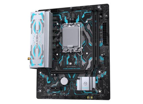 MAXSUN B760M GAMING WiFi GANK DDR5 ,2DualDDR5 4800MHZ ,8CH ,2.5GB+1GB ,HDMI S1700