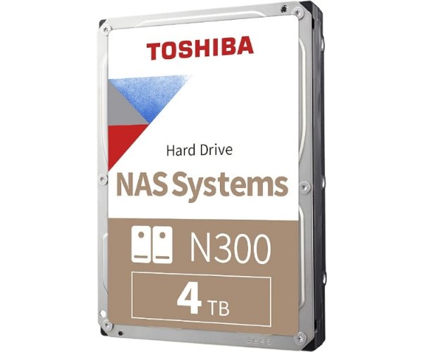 כונן קשיח Toshiba N300 Nas System 4TB 3.5 HDD 7200RPM