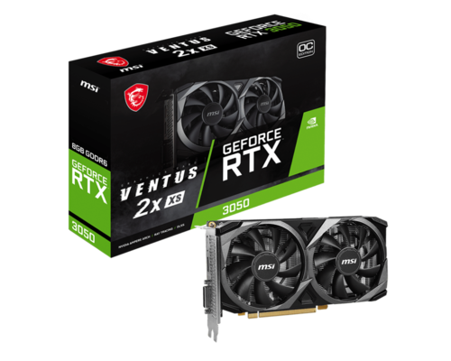 MSI nVIDIA GeForce RTX™ 3050 VENTUS 2X XS 8G OC - HDMI / DP / , PCI-E