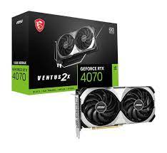 MSI nVIDIA GeForce RTX™ 4070 VENTUS 2X 12G OC - HDMI / DP / , PCI-E