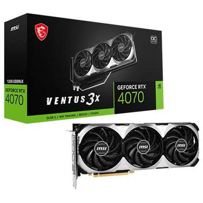 MSI nVIDIA GeForce RTX™ 4070 VENTUS 3X 12G OC - HDMI / DP / , PCI-E