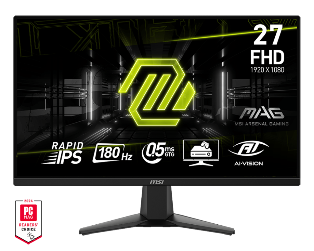 MSI MAG 275F Gaming Monitor "27 LED 0.5MS 1:80000000 180Hz