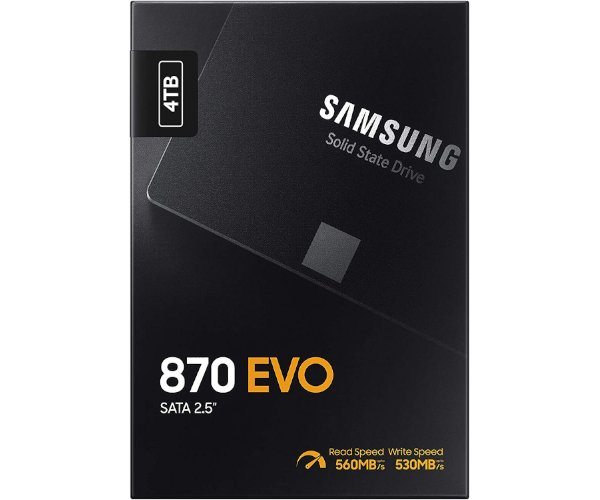 דיסק קשיח Samsung® 870 EVO Series MZ-77E4T0BW 4000GB SSD SATA III
