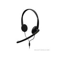 אוזניות למחשב Microsoft® LifeChat LX-1000 (+MIC) SKYPE Certified