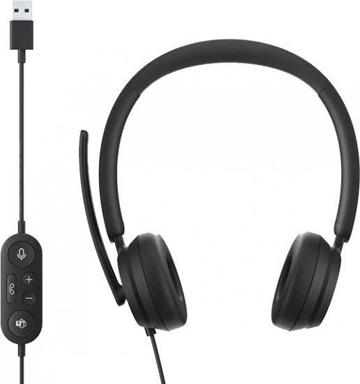 אוזניות למחשב Microsoft® Modern USB Headset AR/EL/IW/TR Hdwr