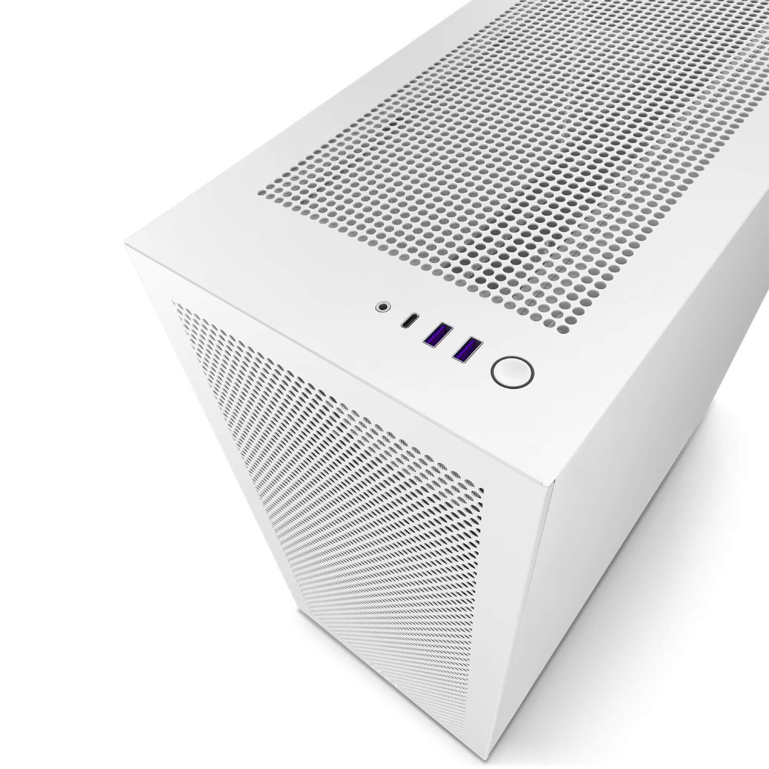 NZXT H7 Flow WHITE ,Tool-free, without PSU , 2X120mm Fan, USB3.0, Audio & speaker