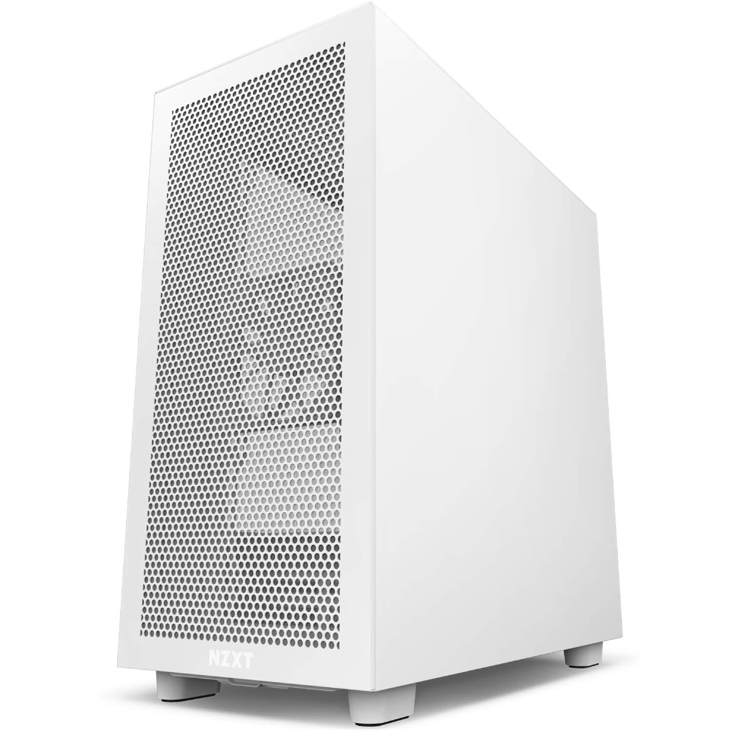 NZXT H7 Flow WHITE ,Tool-free, without PSU , 2X120mm Fan, USB3.0, Audio & speaker