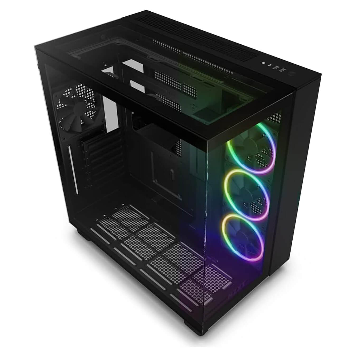 NZXT H9 ELITE Black ,Tool-free, without PSU , 4X120mm Fan, USB3.0, Audio & speaker
