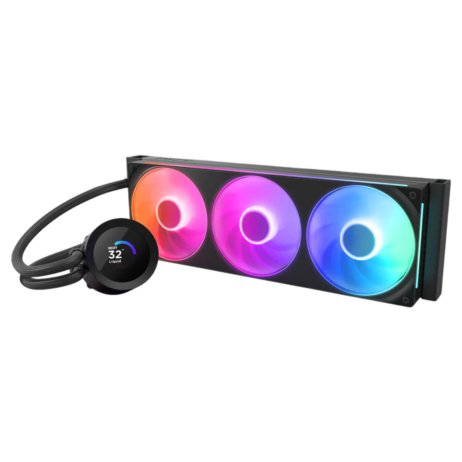 קירור נוזלי למעבד NZXT Kraken Plus 360 RGB 360mm Black