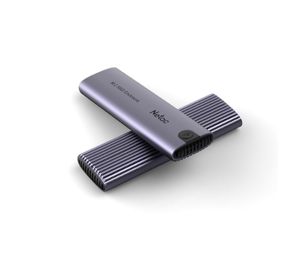 מארז חיצוני לדיסק Netac M.2 Dual-protocol HDD Case nvme/sata TYPE-A/C