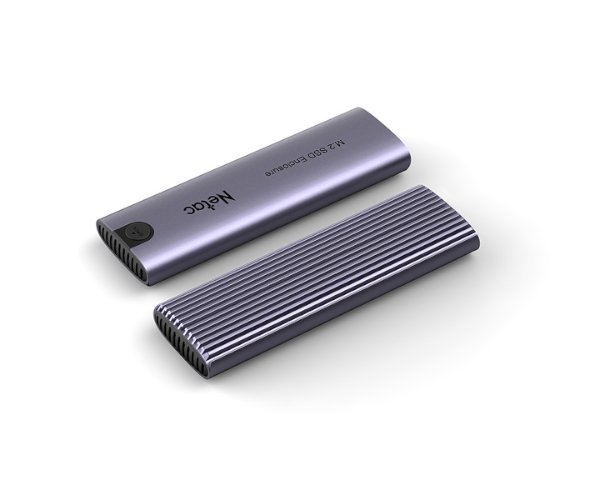 מארז חיצוני לדיסק Netac M.2 Dual-protocol HDD Case nvme/sata TYPE-A/C
