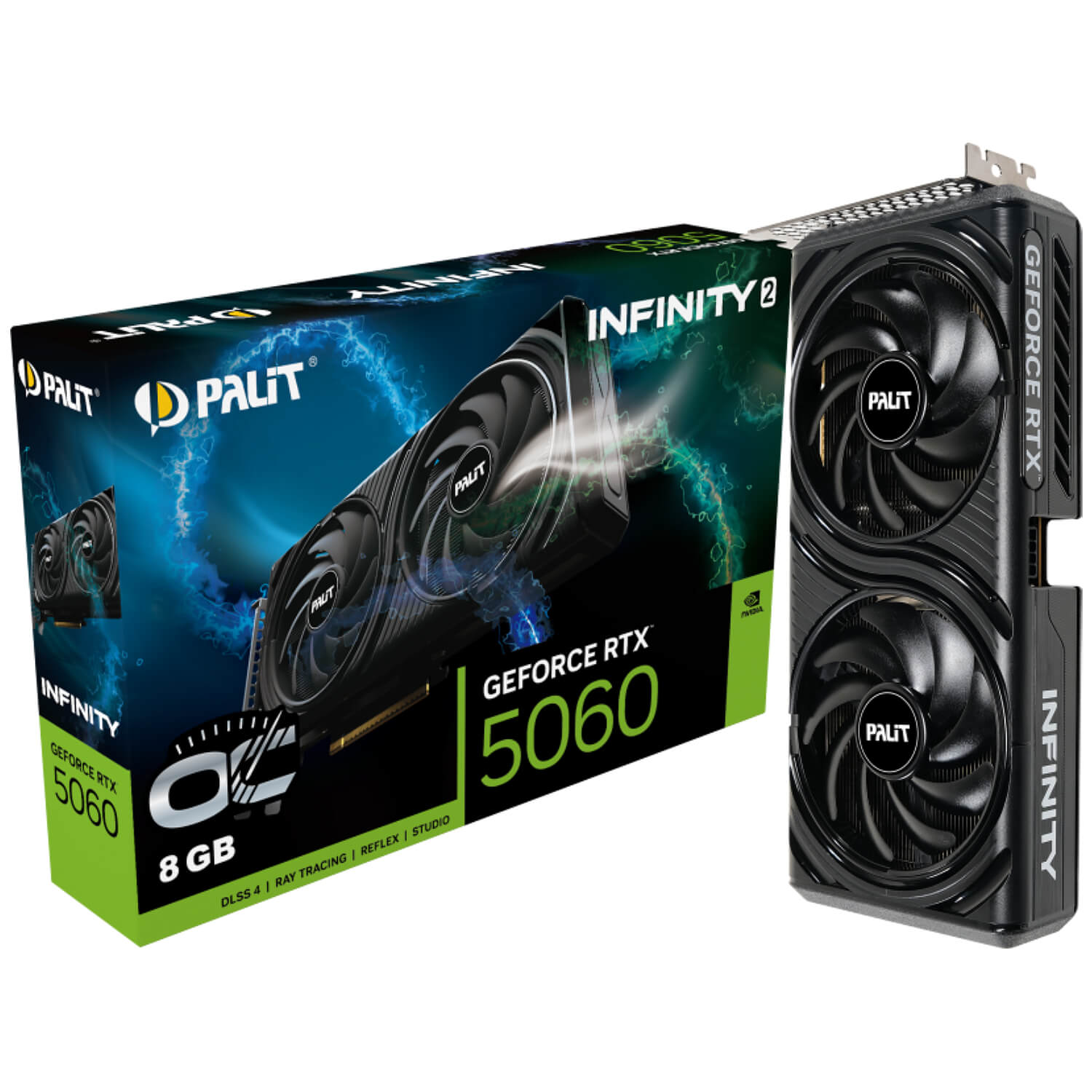 PALIT GeForce RTX 5060 8GB GDDR7 Infinity 2™ OC 3DP+HDMI