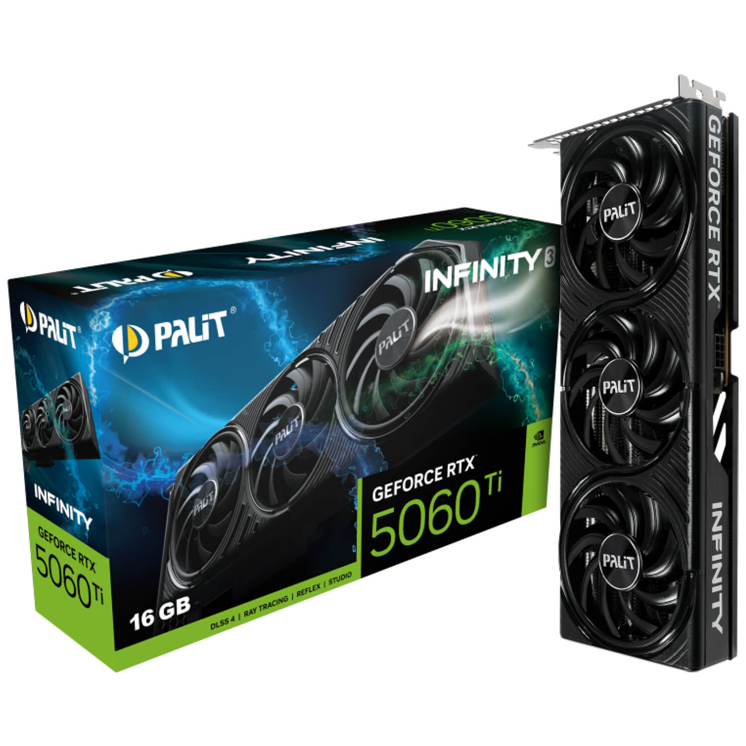 PALIT GeForce RTX 5060 Ti 16GB GDDR7 Infinity 3™ 3DP+HDMI